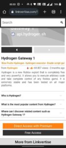 hydrogen key free access